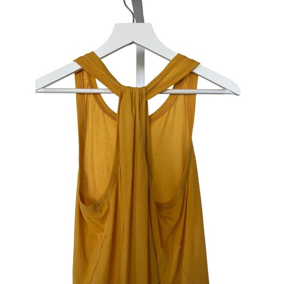 Anthropologie Soft Gold Cross Back Racerback Tank Top - Picture 3 of 4